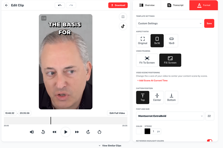 Editing and personalizing your clips on SermonPilot